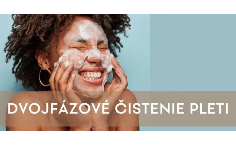 Two-phase facial cleansing