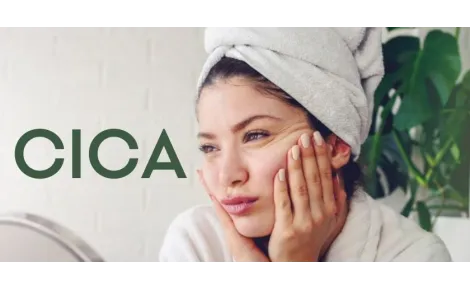 Cica alias Centella Asiatica for skin soothing